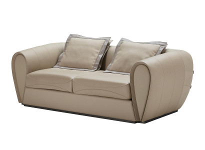 Luxus Echtleder Polster Moderne Garnitur Sofa Wohnzimmer Möbel